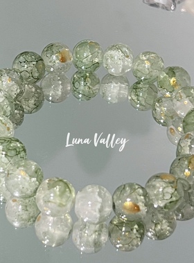 新中式手链琉璃绿色系