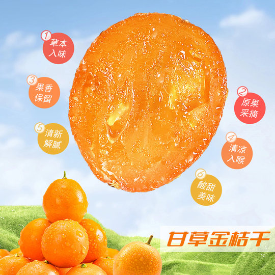 Bibi Miaofei Special Grade Xinjiang Dried Kumquats 500g