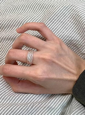 s925纯银戒指女小众设计2025新款