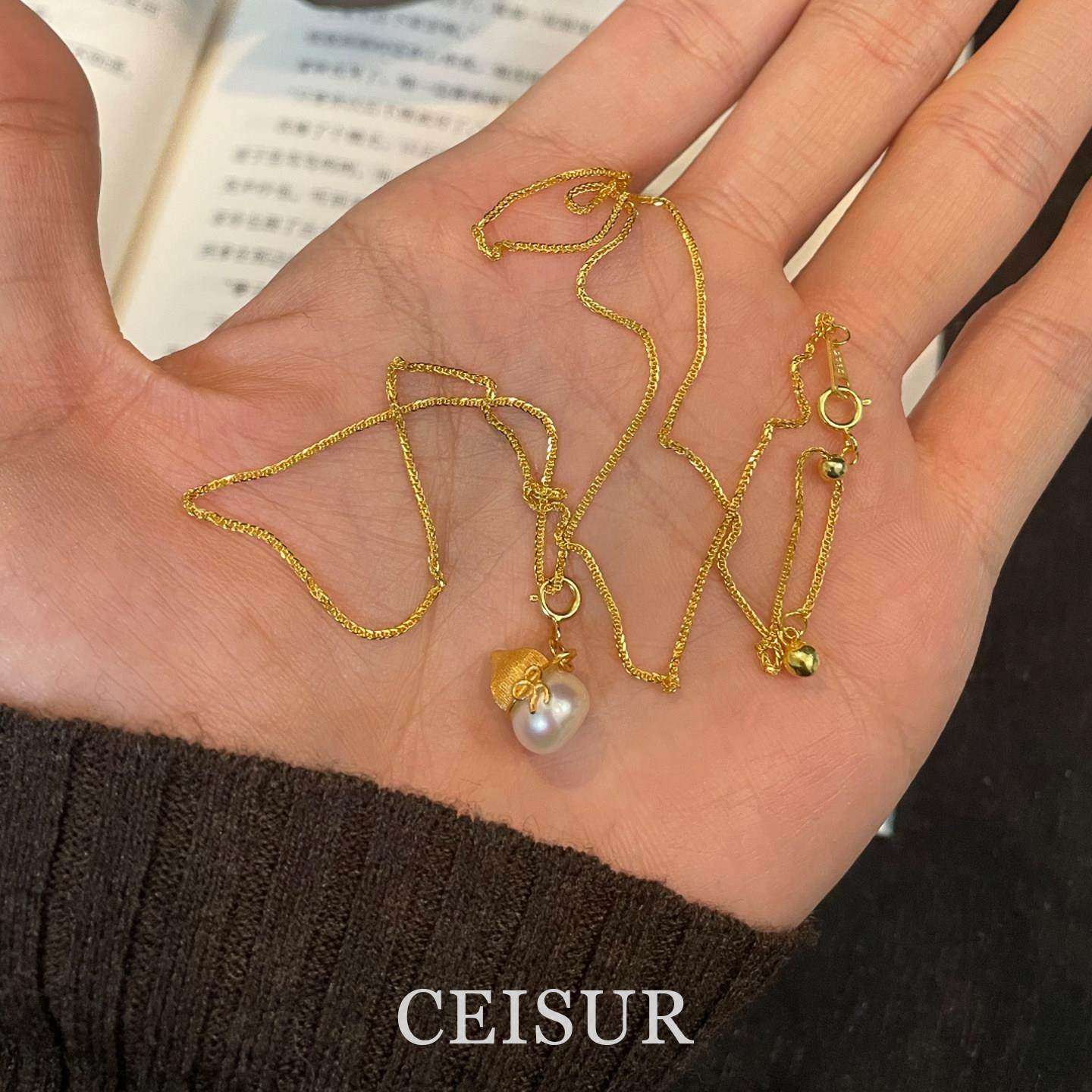 古法奶瓶蝴蝶结仿珍珠项链女款高级感轻奢小众2026新款爆款毛衣链,淘宝优惠券,粉丝福利购,淘宝优惠卷