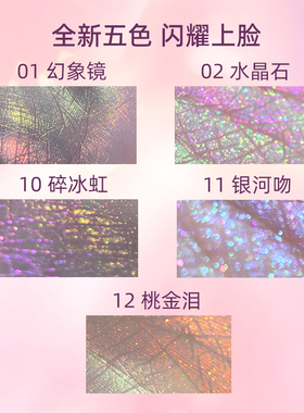 闪粉偏光脸部提亮一体盘RMT