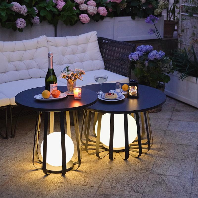 太阳能防水庭院灯户外桌子灯别墅景观灯露台茶几灯串串灯草坪灯 - 图2