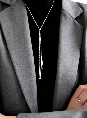 2025新款小众长项链精致百搭项链秋冬锁骨链女超值百搭项链毛衣链