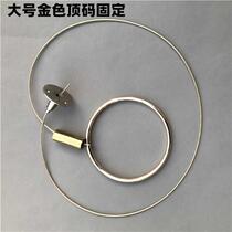 Clothing Store Hook Golden Silver Color Large Ring Steel Wire Rings Hanging Clothes Rings Hang Shop Hang Chain Hanging Chain