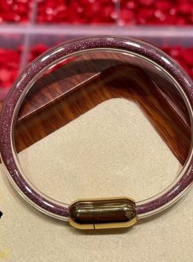 朱砂流沙软管手镯手环