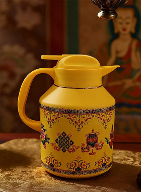 304不锈钢八吉祥大容量保温壶