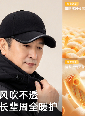 【好物上新】冬季新款老年帽男士