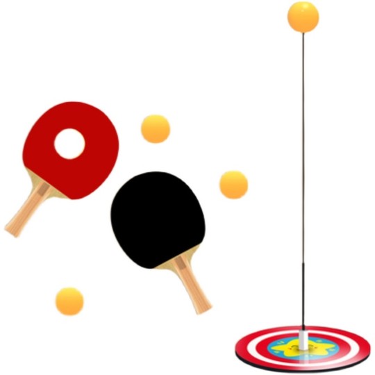 一个人玩单人在家自己打的乒乓球专注力训练乒乓球儿童辅助训练器