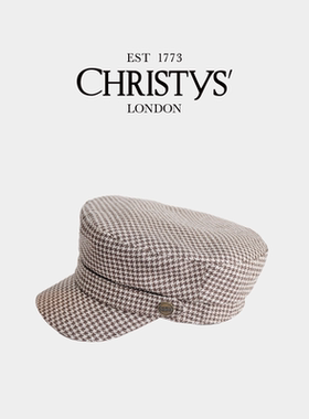 【26新品】Christys'百年皇室品牌 桑蚕丝亚麻羊毛面料海军帽