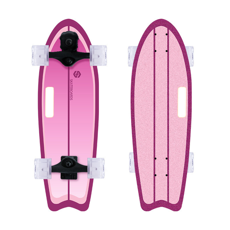 SOONSUN pedal-free floor spring bridge Lu Chong adults and children four-wheel skateboard entry men and women road rush flash