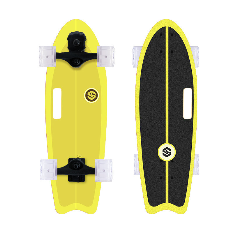 SOONSUN pedal-free floor spring bridge Lu Chong adults and children four-wheel skateboard entry men and women road rush flash