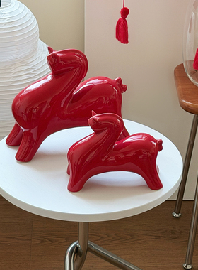 2026马年春节客厅玄关创意摆件