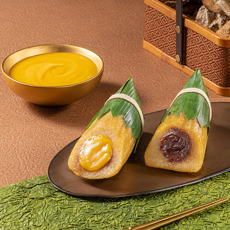 美心翠园甜咸粽子礼盒海鲜烧鸭鲍鱼大肉粽豆沙端午节高端团购送礼