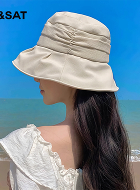 星期六防晒帽子女防紫外线太阳帽