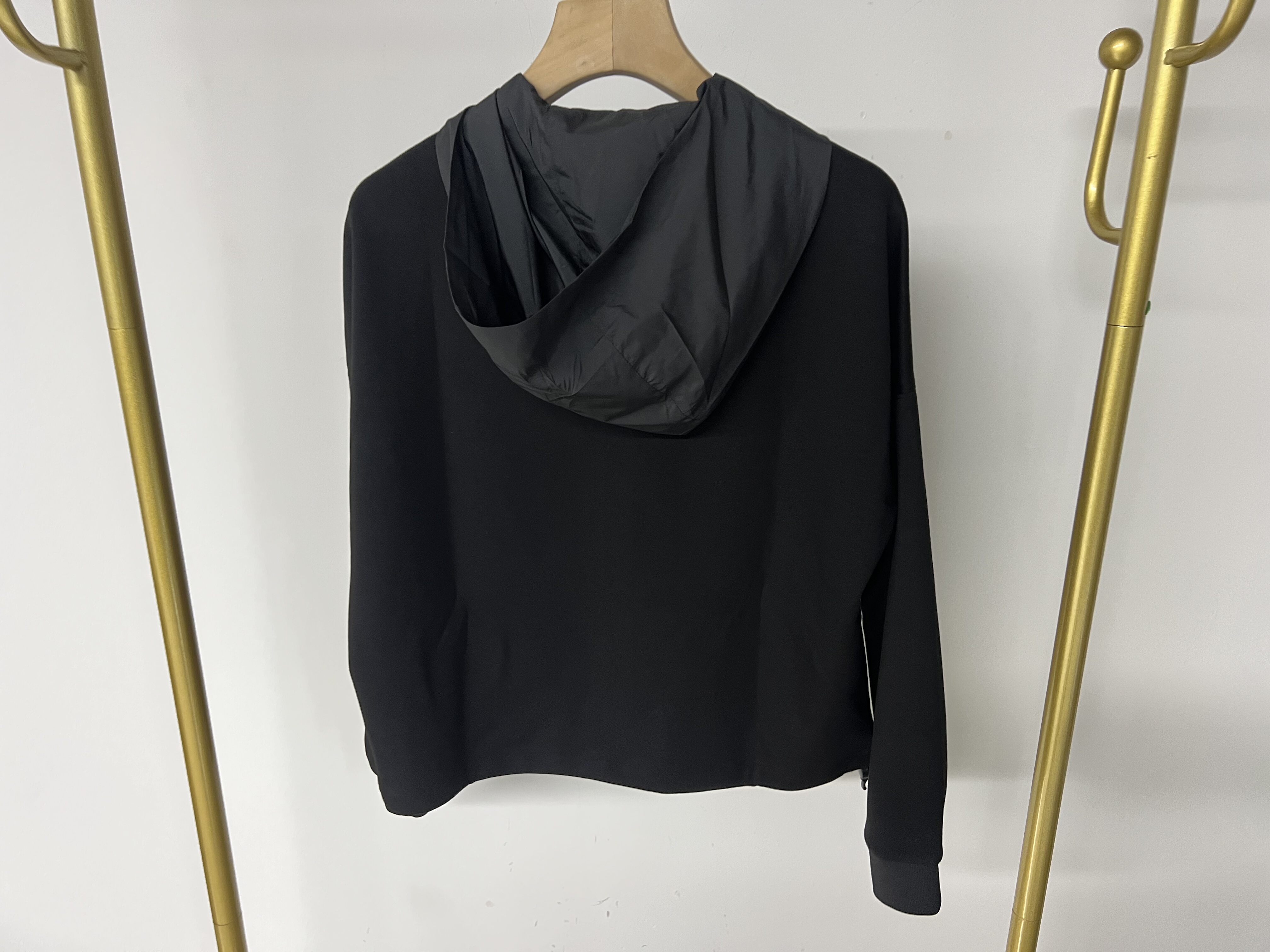 21115 出口韩国Tis高尔夫女装25秋季高弹运动连帽外套长裤套装 - 图1