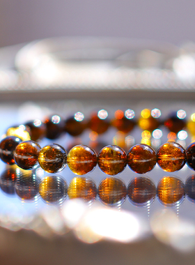 印度黑金碧玺水晶手链  12.19冬至节直播间专属