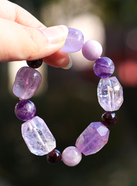 CC设计泰国新年款海蓝宝大块水晶手链  1.8直播间孤品