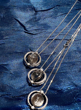 天铁陨石项链吊坠带S925银链  12.19冬至节直播间专属