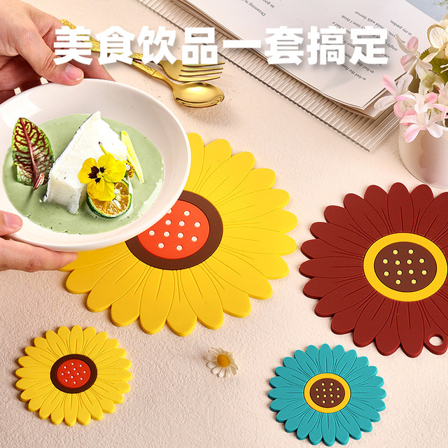 Yuechang Placemat Coasters Anti-slip Waterproof Dirt-resistant Heat Insulation