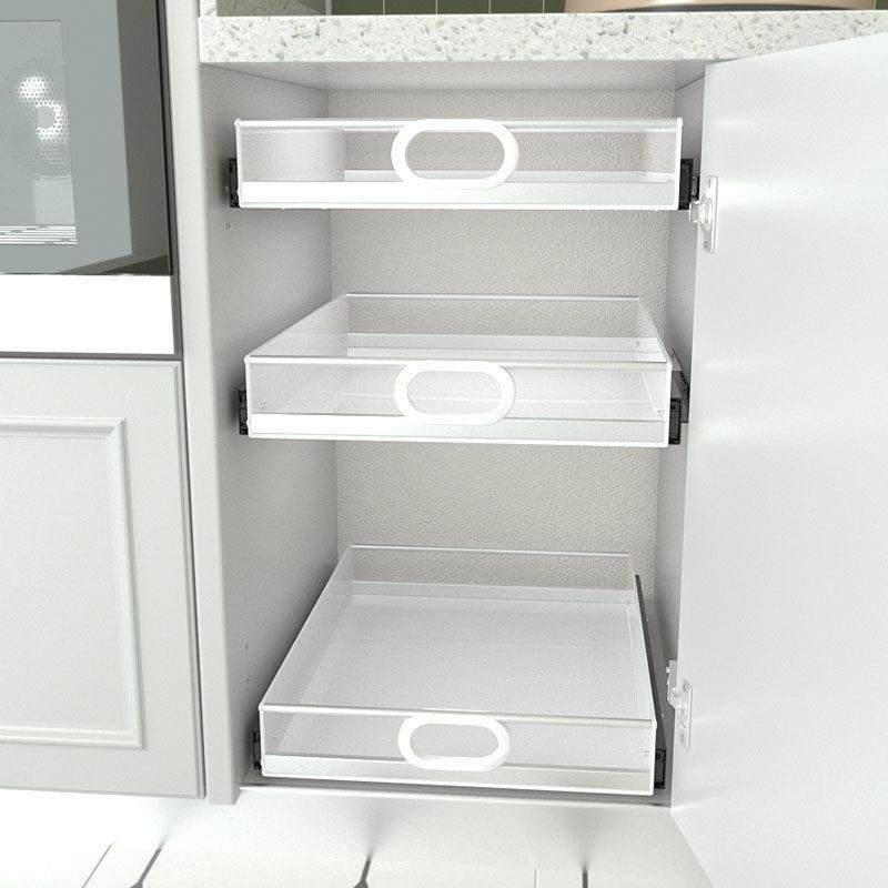 新款厨房整体橱柜侧装滑轨抽屉收纳盒分层整理储物拉篮PP塑料加不,淘宝优惠券,粉丝福利购,淘宝优惠卷