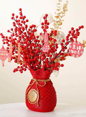 乔迁新居福桶摆件新房客厅家居装饰品开业搬家礼物发财果布置用品