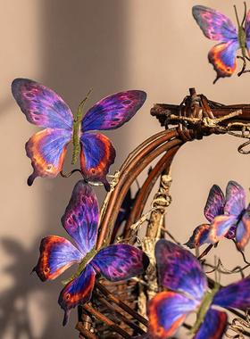 柳编筐藤编篮手工编织篮子提篮覆古田园拍照道具装饰摆饰造景花篮