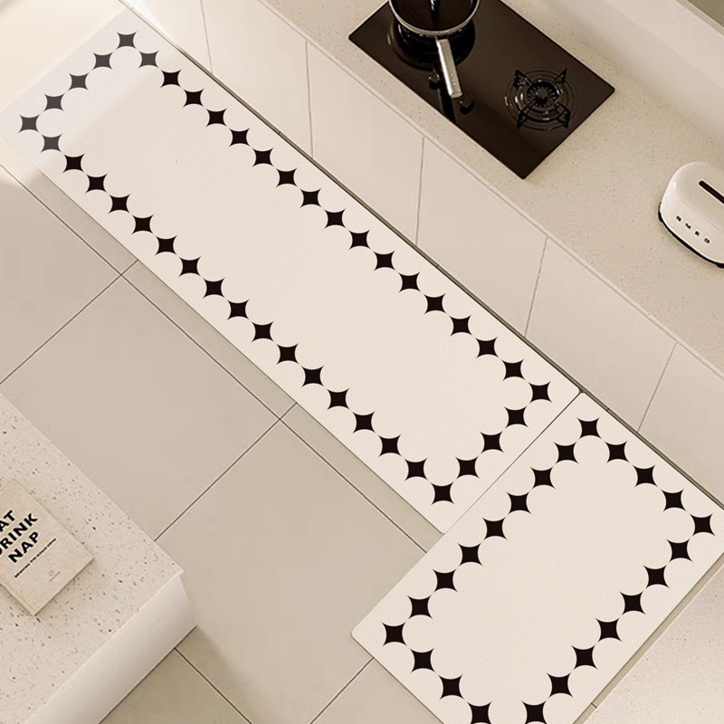 厨房专用地垫防滑防油防水防污可擦免清洗皮革脚垫厨房长条地毯,淘宝优惠券,粉丝福利购,淘宝优惠卷