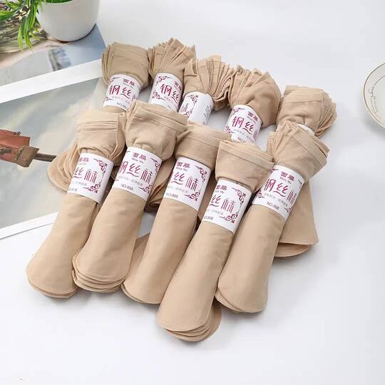 Short stockings for women, anti-athlete, anti-odor, summer thin, anti-bacterial, anti-snagging, wear-resistant, anti-slip, crystal silk breathable socks