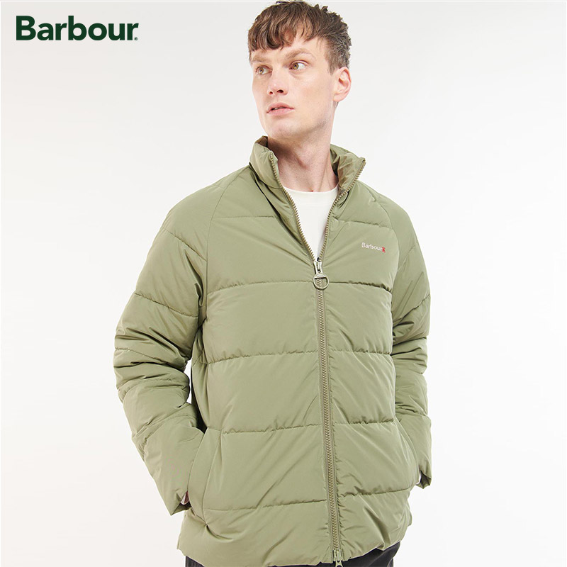 Barbour Land Weir Baffle男士冬季加厚保暖防风绗缝夹克外套棉服 - 图2