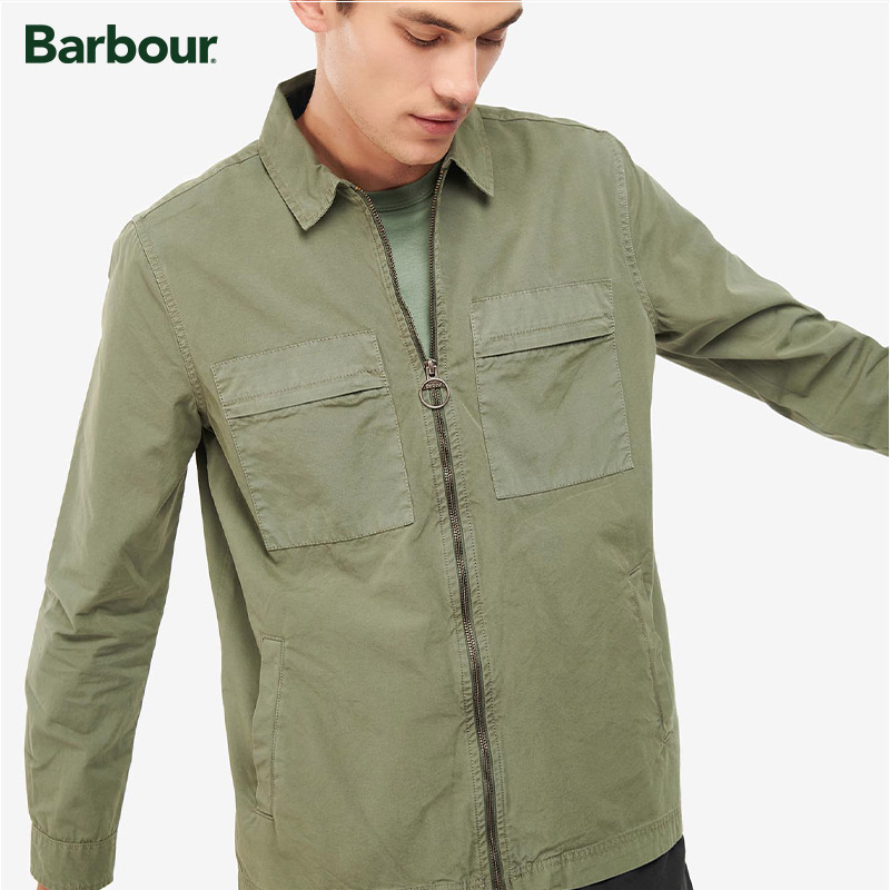 Barbour Tollgate男士春夏英伦风衬衫口袋外套-图1