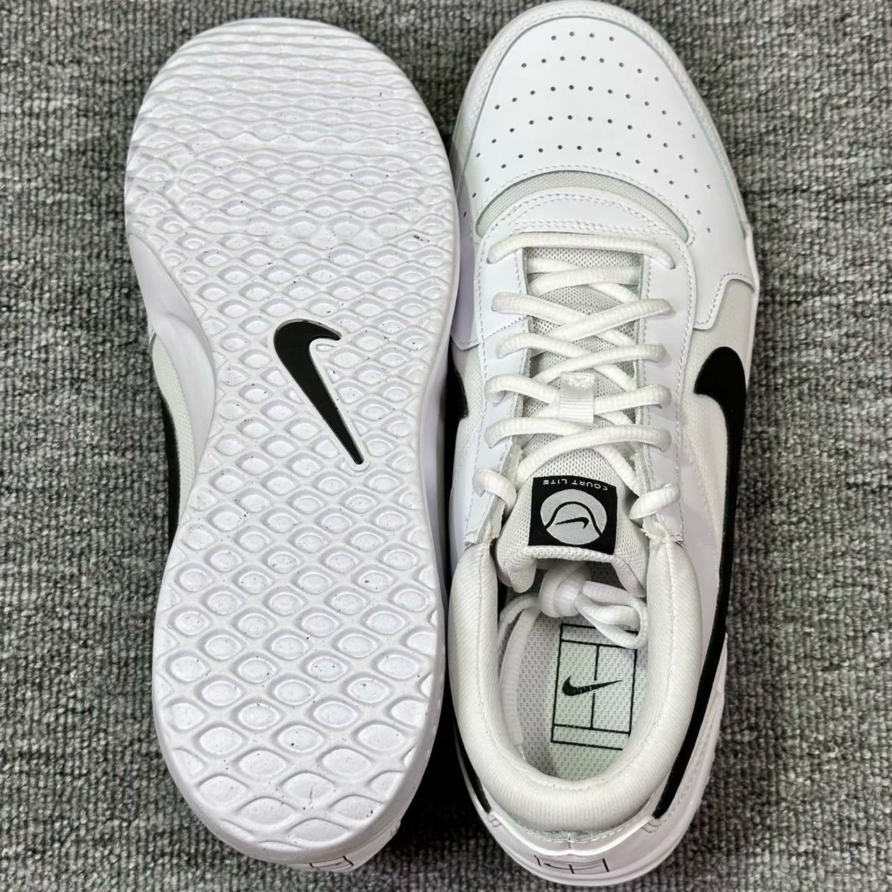 耐克Nike Court Zoom Lite 3低帮网球鞋男款白灰DV3258-101 - 图2