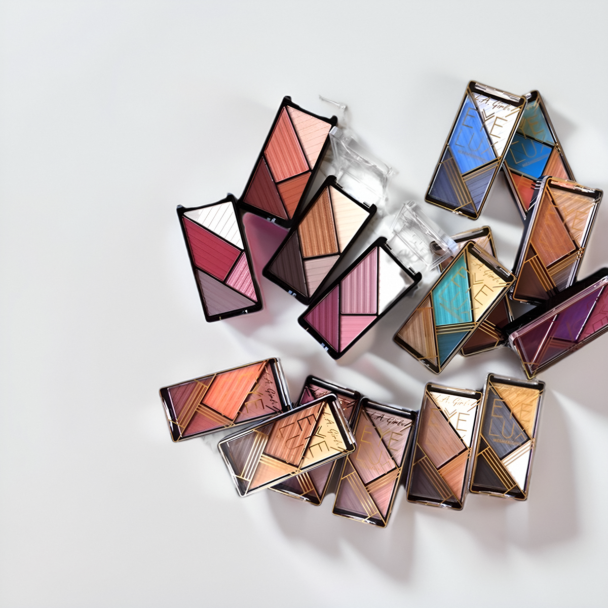 保税L.A. LA GIRL EYE LUX洛杉矶女孩四色4色眼影盘5.2G - 图0