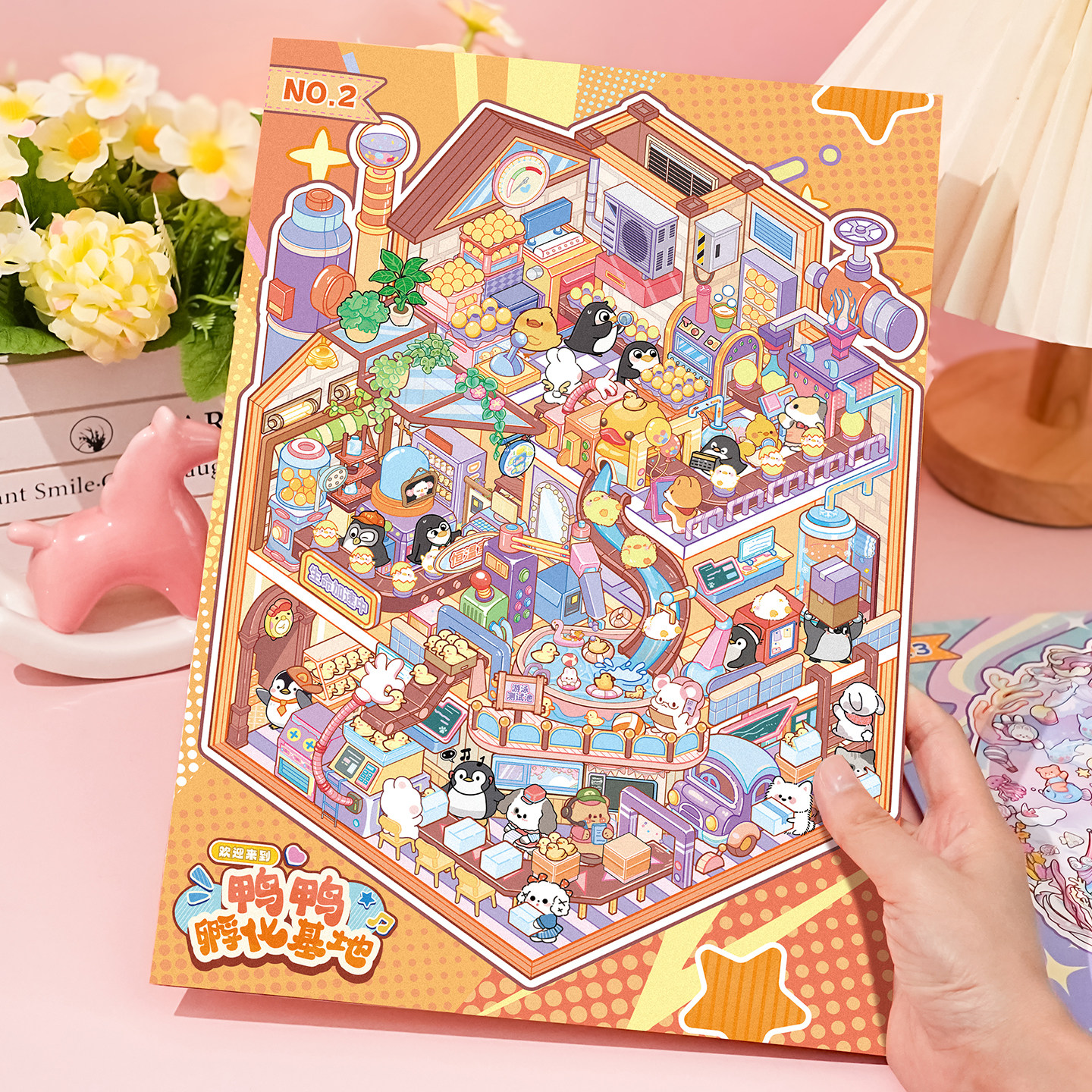 子亦aki大号造景贴纸微缩场景贴纸合集解压5.0立体小屋贴画手帐用品超大3D装饰PET场景女孩子开学diy手工帖纸,淘宝优惠券,粉丝福利购,淘宝优惠卷