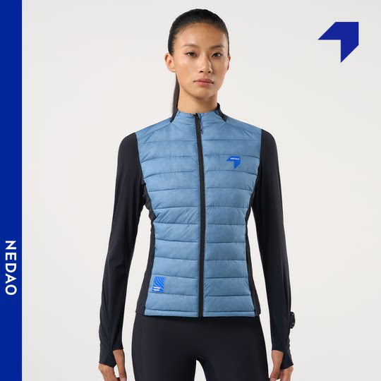 内道聚能球拼接夹克外套立领保暖透气秋冬越野跑户外女跑步夹克