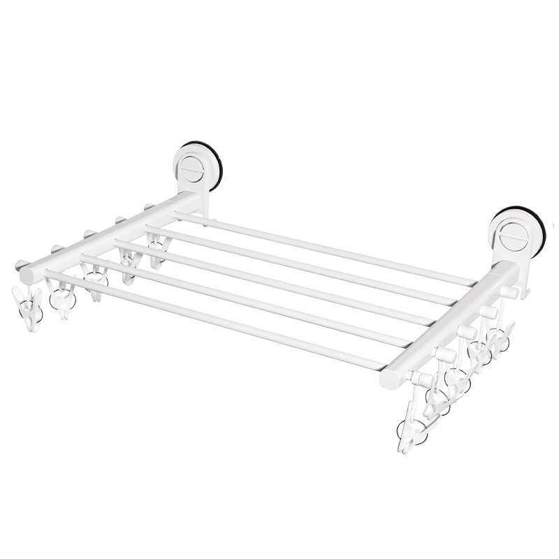 客必屋室内伸缩晾衣架多夹子无痕贴免打孔阳台强力吸盘折叠晾衣架,淘宝优惠券,粉丝福利购,淘宝优惠卷