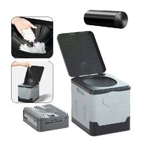 Outdoorto Toilet Tent Portable Folding Toilet Strong Bearing R