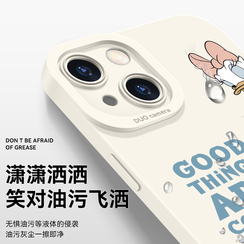 适用iphone15pro手机壳苹果14promax液态硅胶13pro新款女12promax创意11卡通xr高级感15可爱78plus米奇唐老鸭 - 图3