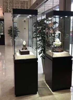 博物馆展柜玻璃柜展示柜博物馆柜台珠宝柜展厅陈列柜中岛柜
