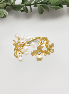 Ayatorie淡水珍珠花朵闺蜜礼物