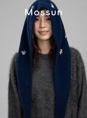 【脸小，是顺带的】帽子围脖一体