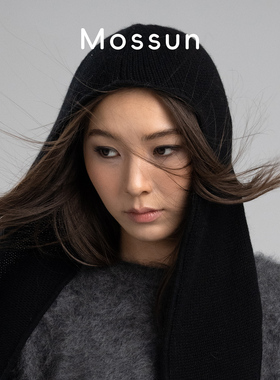 【软糯不扎脸】羊绒围巾帽女秋冬