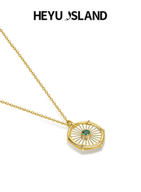 HEYUISLAND/黑鱼岛叠戴金属项链