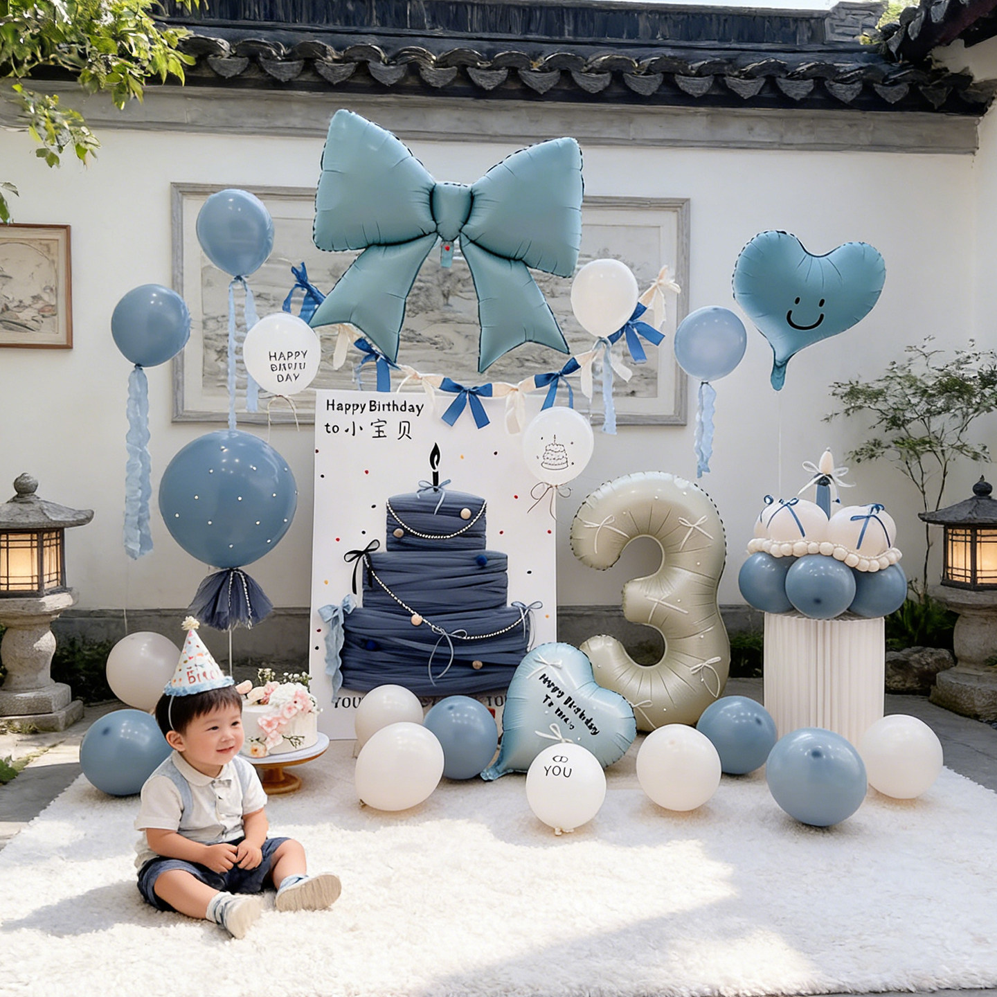 男女孩10岁多巴胺酒店房间生日派对布置3KT板气球场景背景墙装饰2,淘宝优惠券,粉丝福利购,淘宝优惠卷