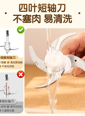 志高绞肉机1L家用电动小型多功能