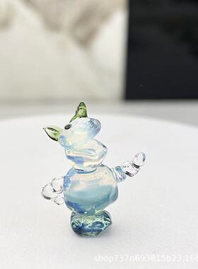 石矶娘娘琉璃吊坠摆件玻璃项链哪吒周边可爱礼品情人节礼物手工