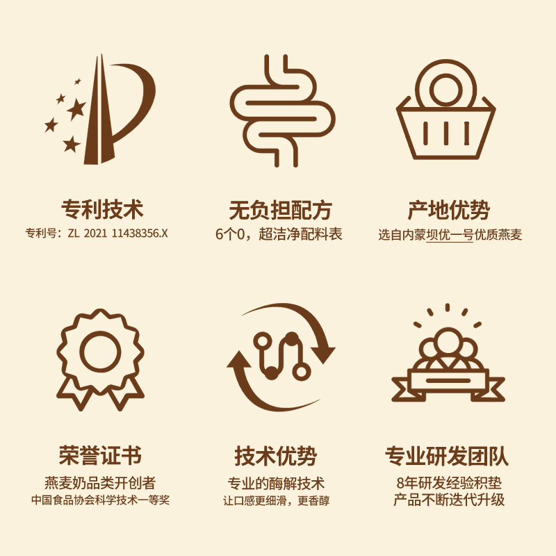 【淘金幣】純澳燕麥奶無添加蔗糖植物奶咖啡大師早餐奶伴侶健康_純澳食品旗艦店_咖啡/麥片/沖飲