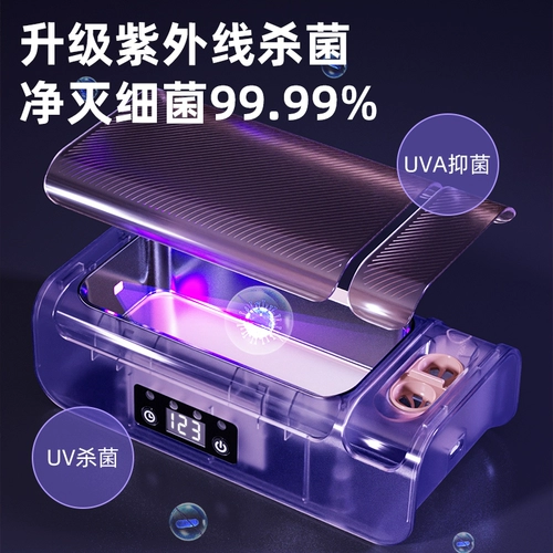 Немецкая ультразвуковая машина для чистки очков, бытовые портативные антибактериальные ювелирные изделия, брекеты, зубные протезы, автоматическая чистка артефакта, двойной склад