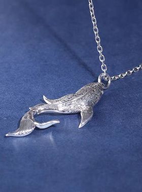 古法纯银中式复古吊坠