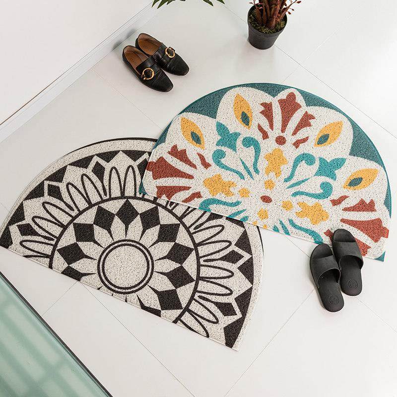 进门地垫半圆门口地垫进门垫子地垫家用丝圈地垫防滑防尘蹭脚门垫,淘宝优惠券,粉丝福利购,淘宝优惠卷