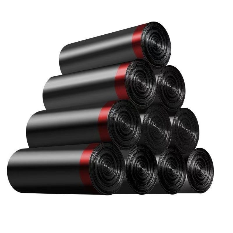 抽绳式垃圾袋家用手提式大号塑料袋黑色厨房收纳袋收口加厚实惠装,淘宝优惠券,粉丝福利购,淘宝优惠卷